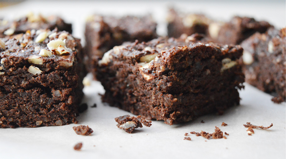 Dates and Coconut Brownies.